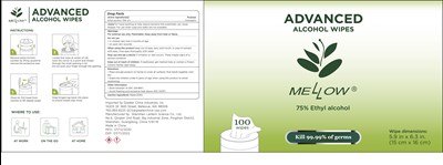 Mellow Advanced Alcohol Wipes 100 Wipes (Mellow Advanced Alcohol Wipes 100wipes)